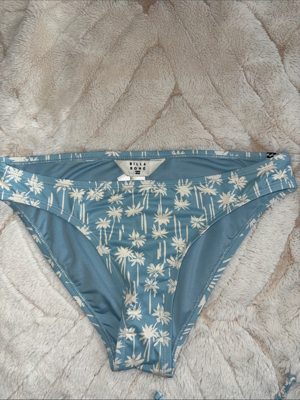 Billabong Blue Palm Print Two-Piece Bikini - Picture 2 of 5